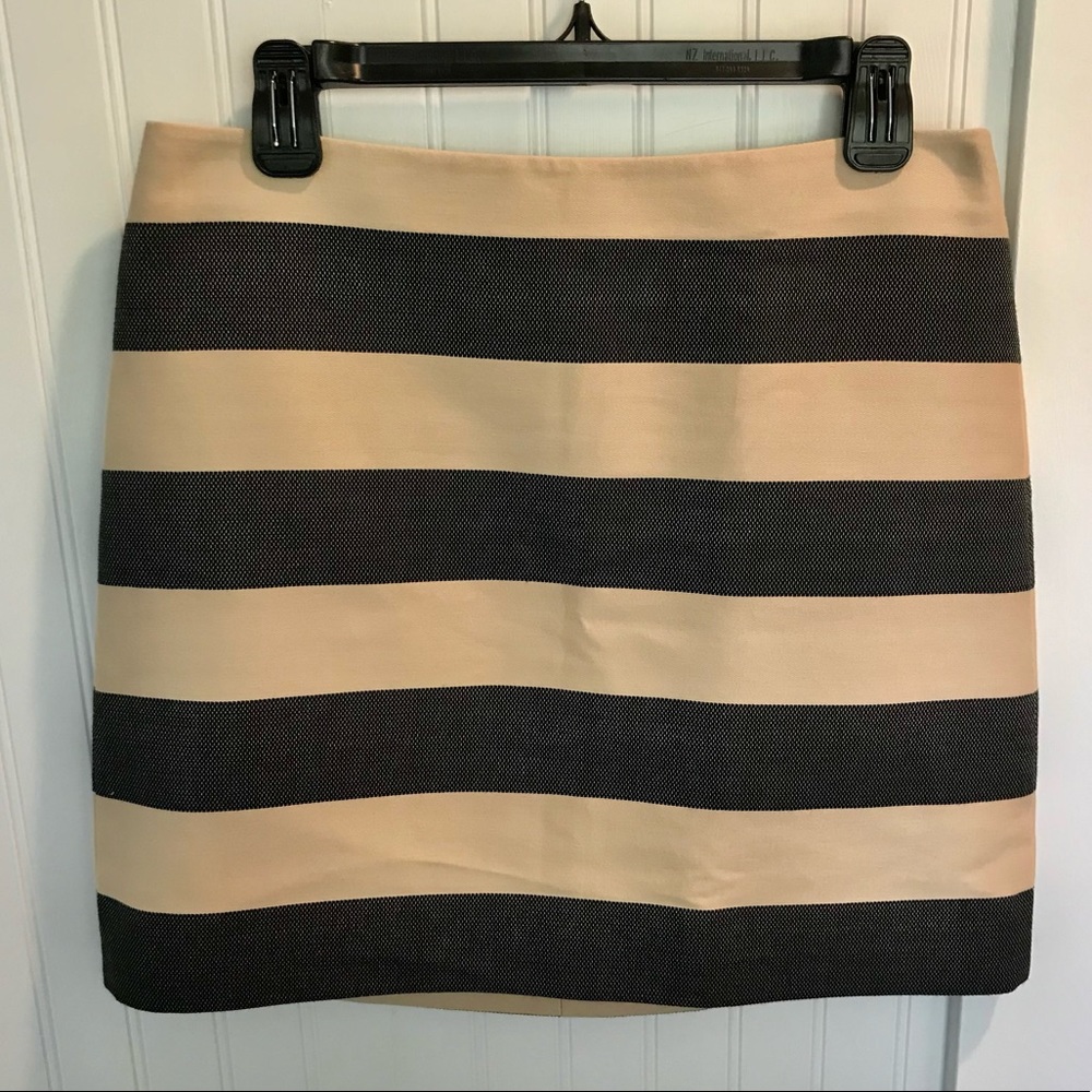 NWT Derek Lam Striped Mini Skirt Sz 42 US 6